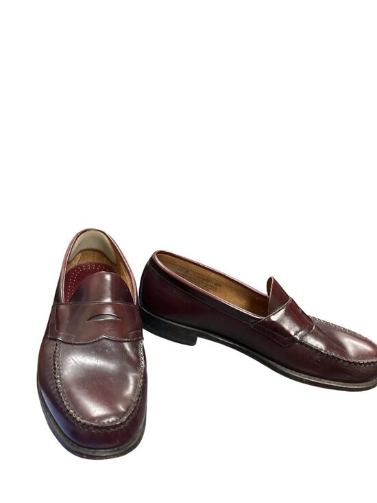 GH Bass Weejuns mens brown leather penny loafers sz 13D SKU 10-072
